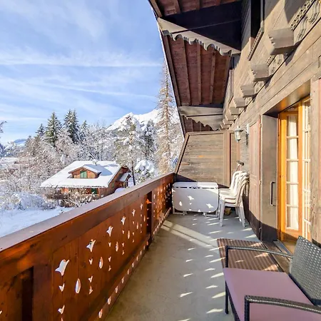 Grand Duplex, Charme, Cheminee & Balcon Diablerets Apartamento