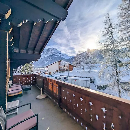 Grand Duplex, Charme, Cheminee & Balcon Diablerets Apartamento Les Diablerets