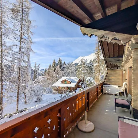 Grand Duplex, Charme, Cheminee & Balcon Diablerets