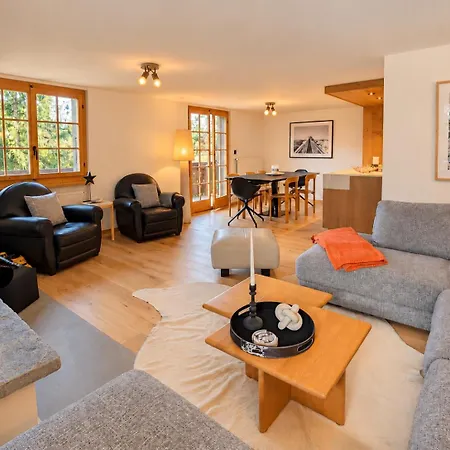 Grand duplex, charme, cheminée&balcon Diablerets Apartamento