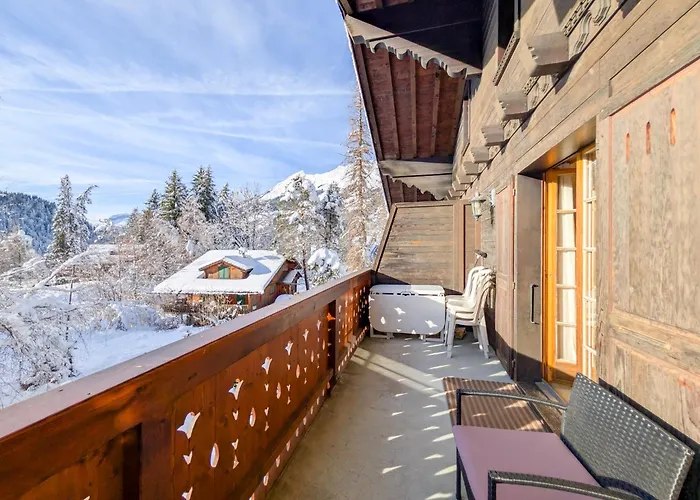 Grand Confortable Au Coeur Des Diablerets Apartamento